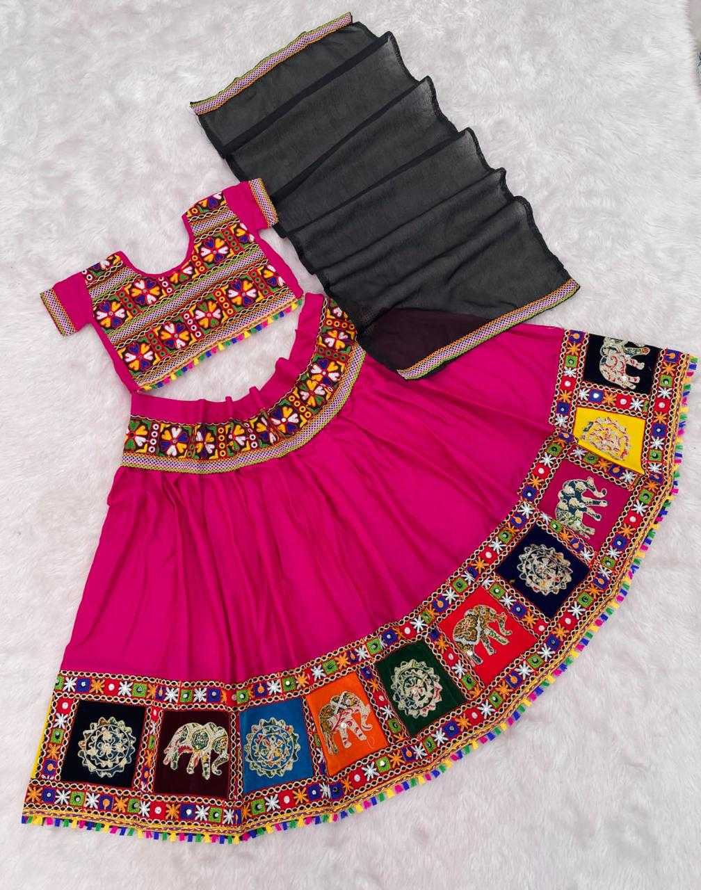 Ynf Pure Cotton KESH503 007 Kids Wear Festive Collections Wholesale Kids Navratri Outfits Navratri Chaniya Choli Navratri Dresses Manufacturer- Kapda Export
