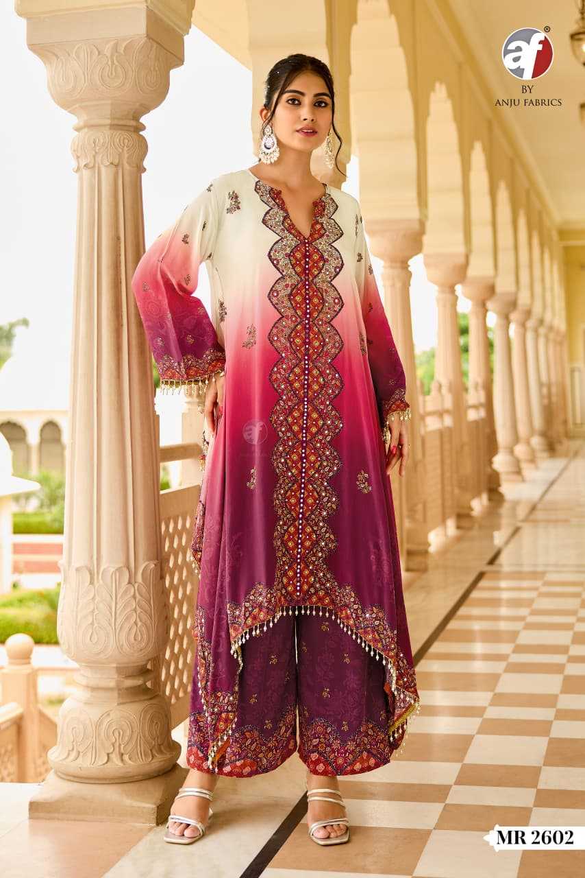 Ynf Pure Crepe KESH448 MR-2601-02 Suits & Dresses Festive Collections Wholesale Designer dresses Printed Dresses Kaftan Dresses Manufacturer- Kapda Export
