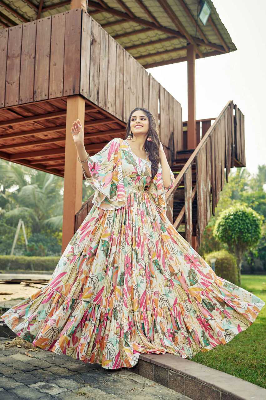 Ynf Rayon KESH530 LUCAYA CLORA VOL-101 Kurti Festive Collections Wholesale Rayon Kurtis Indo-Western Kurtis Party Wear Gown Style Kurtis Manufacturer- Kapda Export