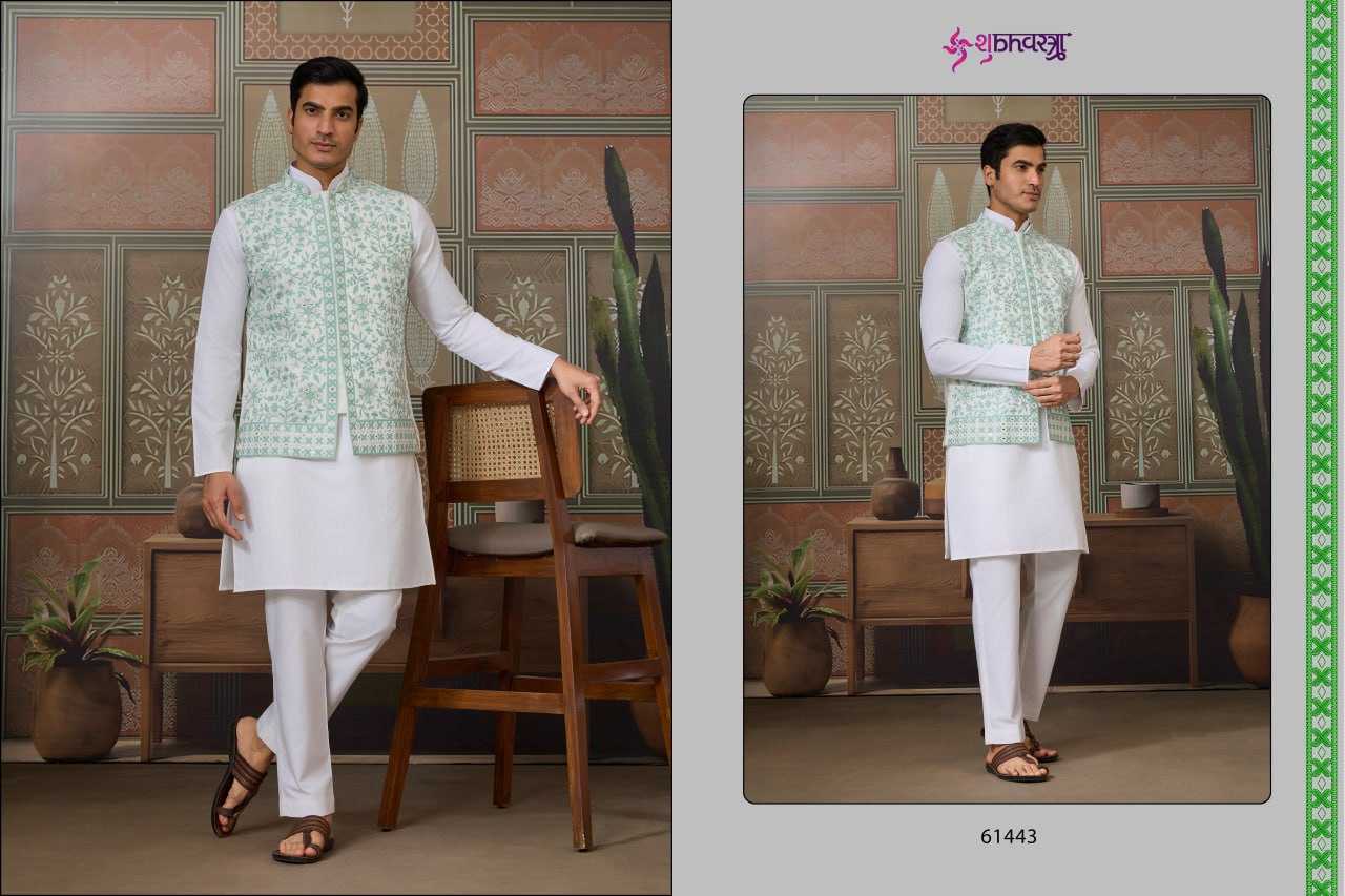 Ynf Silk RIN202 SHUBHVASTRA ROYAL 61441 Mens Wear Wholesale Mens Kurta Pyjama Festive & Wedding Coats Designer Ethnic Set Manufacturer- Kapda Export