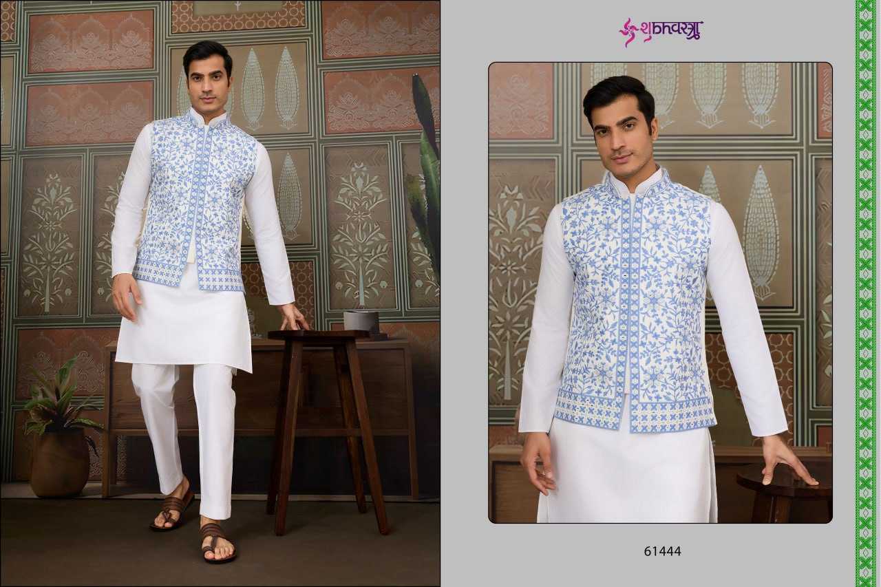 Ynf Silk RIN202 SHUBHVASTRA ROYAL 61441 Mens Wear Wholesale Mens Kurta Pyjama Festive & Wedding Coats Designer Ethnic Set Manufacturer- Kapda Export