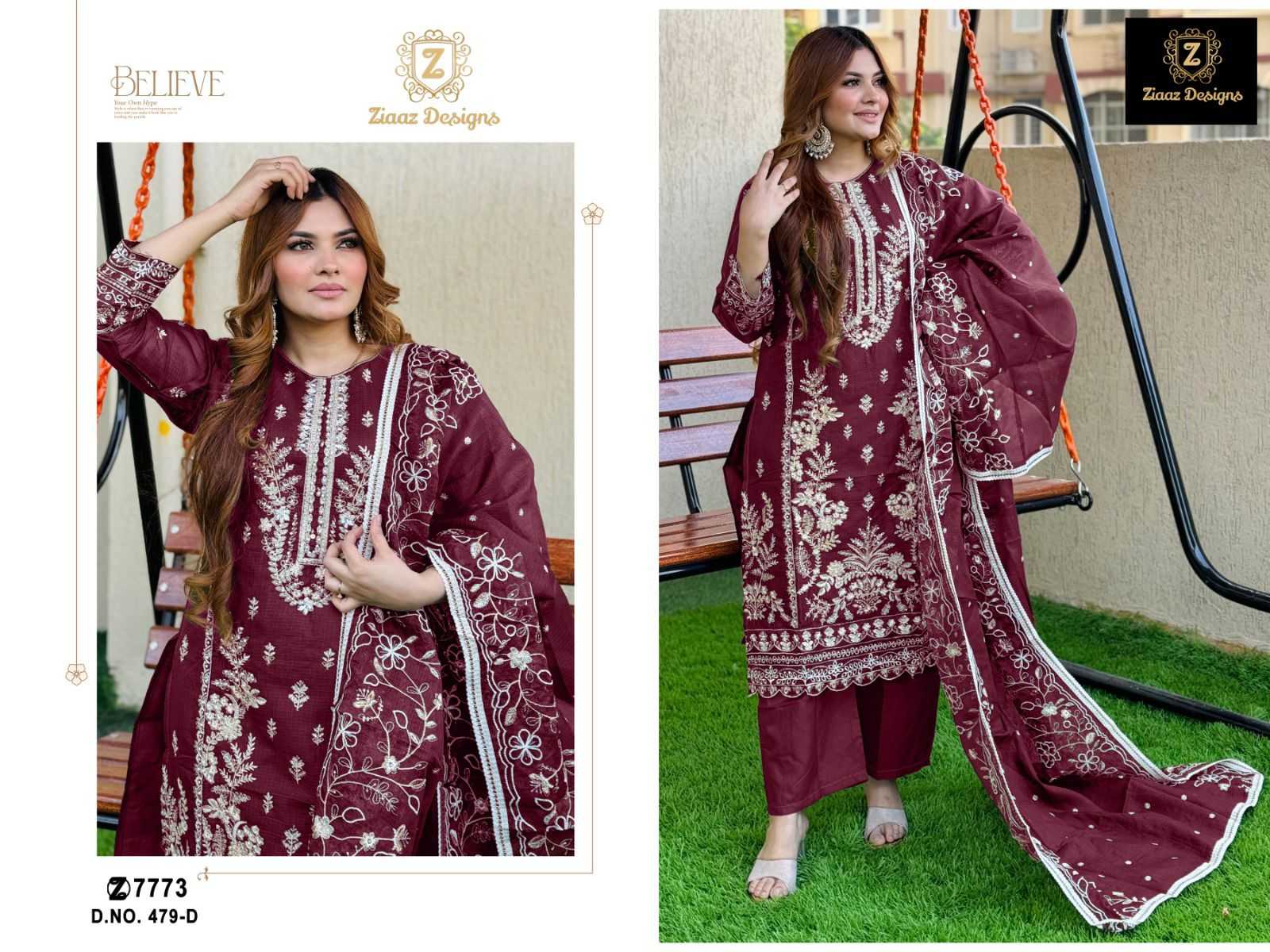 Ynf Soft Kota KESH530 Ziaaz 479 Suits & Dresses Islamic Clothing Wholesale Pakistani Suits Embroidery Suits Semi-Stitched Suits Manufacturer- Kapda Export