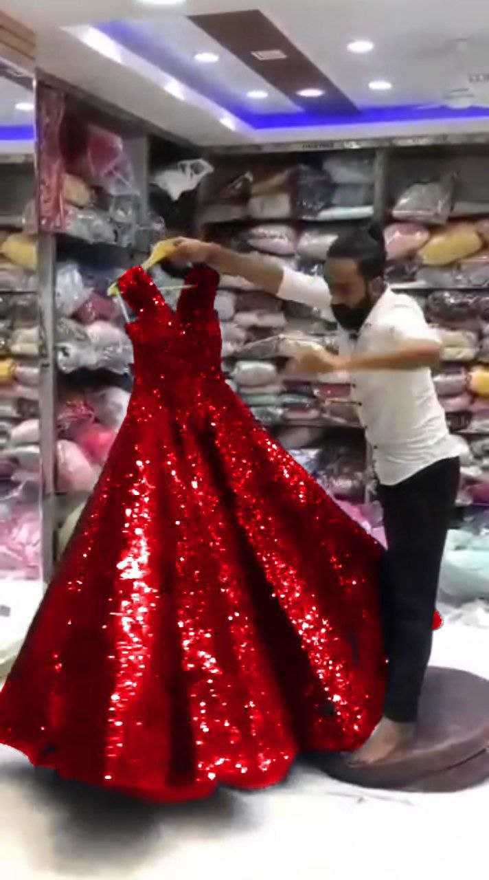 Ynf Soft Net RIN157 PC-2189 Gowns Plus Size Collections Wholesale Net Gowns Designer Gowns Sequin Gowns Manufacturer- Kapda Export