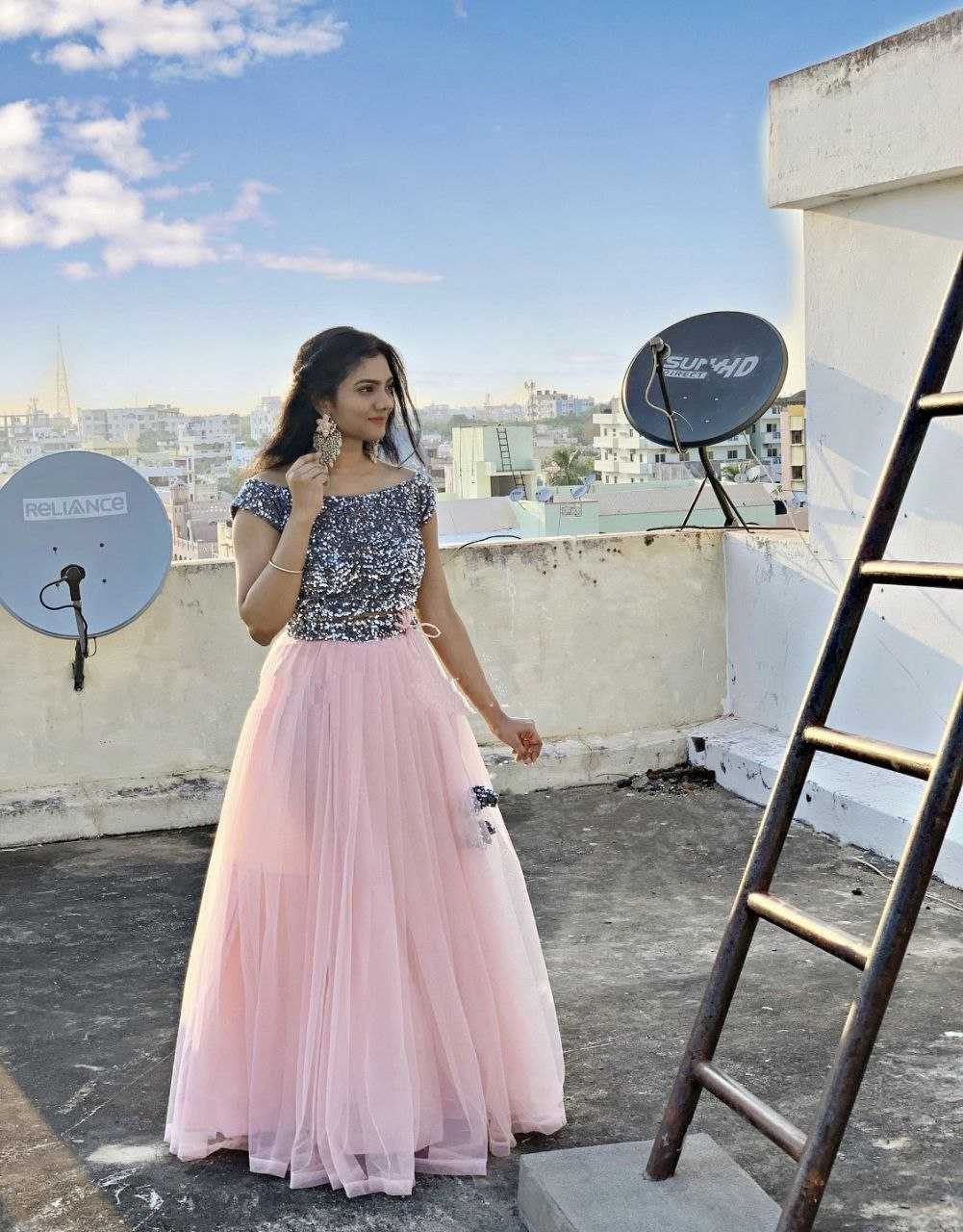 Ynf Soft Net RIN157 PC-2215 Gowns Plus Size Collections Wholesale Fancy Gowns Net Gowns Sequin Gowns Manufacturer- Kapda Export