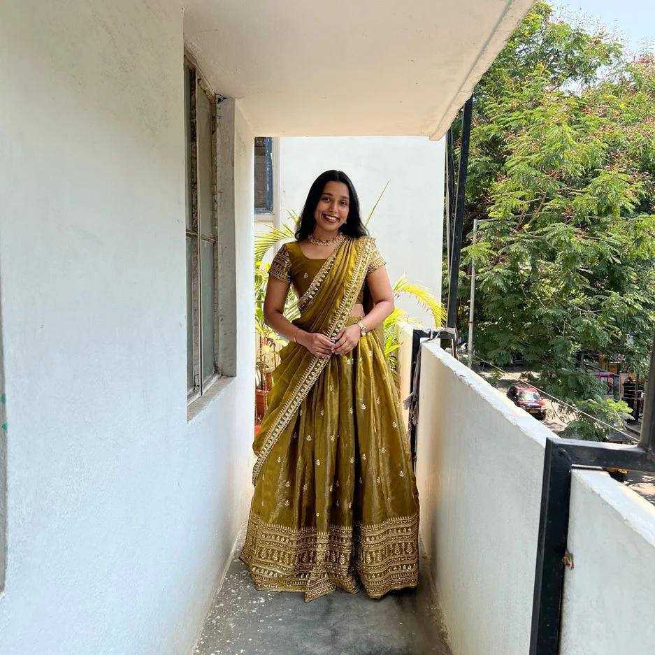 Ynf Tissue Silk KESH598 VNX1069 Sarees Wholesale Indian Sarees Lehenga Sarees Half Sarees Manufacturer- Kapda Export