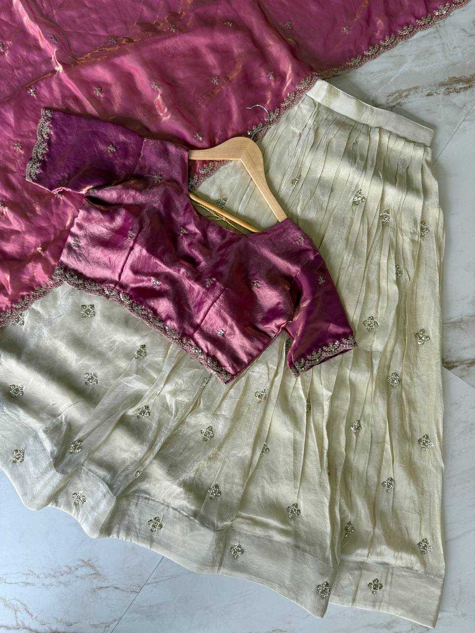 Ynf Tissue Silk KESH598 VNX1071 Sarees Wholesale Indian Sarees Lehenga Sarees Half Sarees Manufacturer- Kapda Export