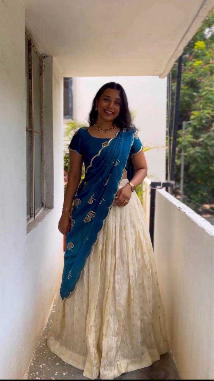 Ynf Tissue Silk KESH598 VNX1074 Sarees Festive Collections Wholesale Lehenga Sarees Half Sarees Onam Collections Manufacturer- Kapda Export