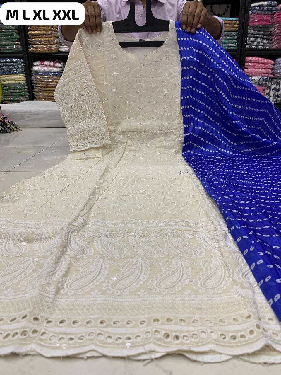 Ynf Cotton KESH613 194 Gowns Festive Collections Wholesale Anarkali Gown Gown With Dupatta Simple Gowns Manufacturer- Kapda Export