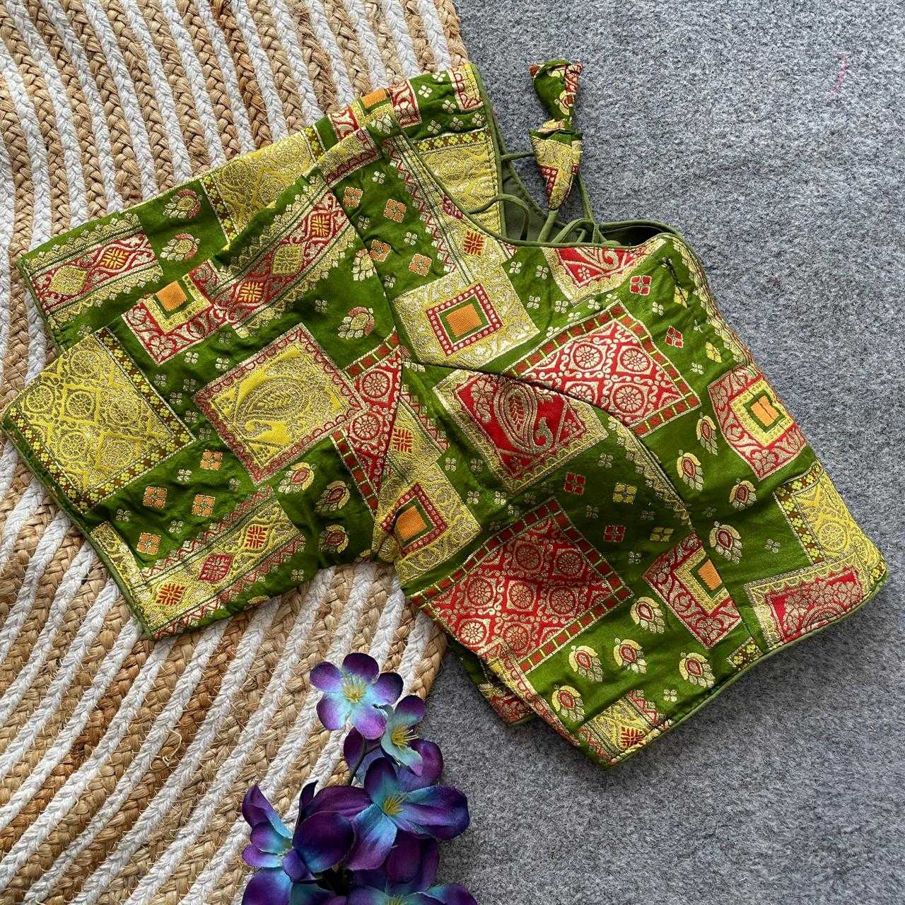 Ynf Dola Silk KESH426 PINKI10 Readymade Blouses Festive Collections Wholesale V-Neck Blouses Party Wear Blouse Silk Blouse Manufacturer- Kapda Export