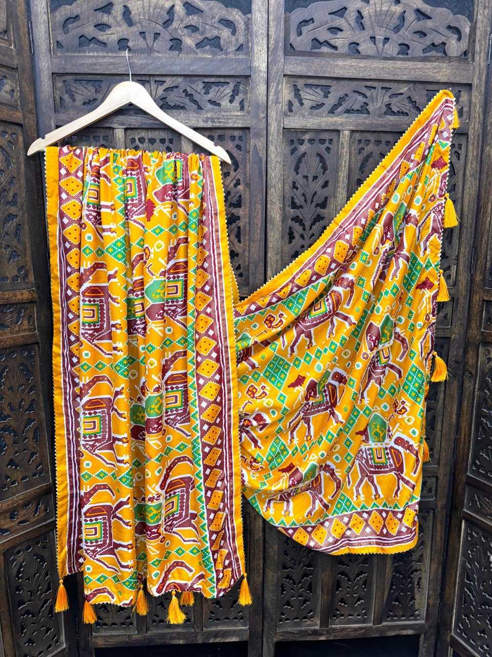 Ynf Dola Silk RIN119 5107 Duppatas Wholesale Printed Duppata Manufacturer- Kapda Export