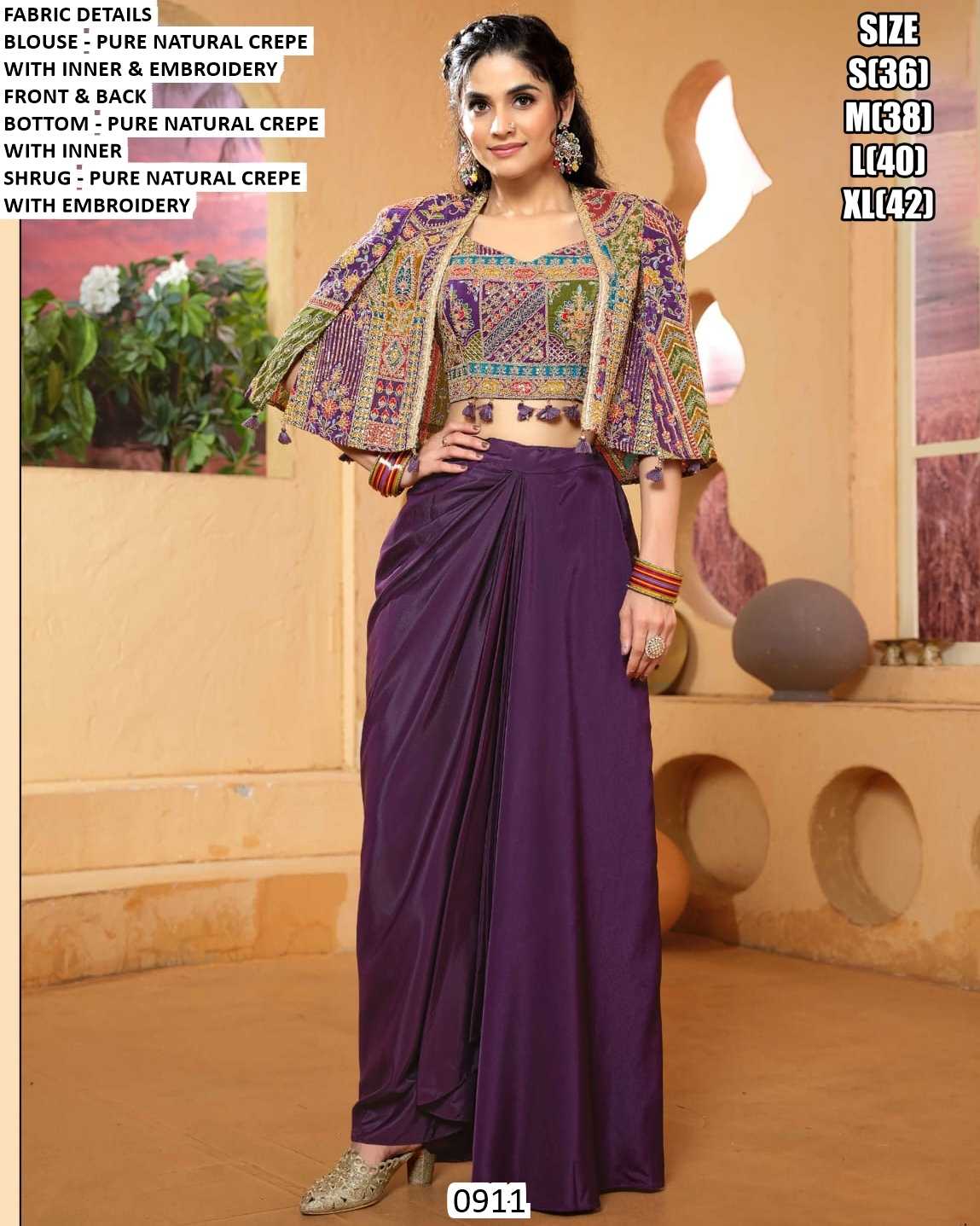 Ynf Georgette KESH481 0911 Suits & Dresses Wholesale Designer dresses Party Wear Dresses Indo-Western Dresses Manufacturer- Kapda Export