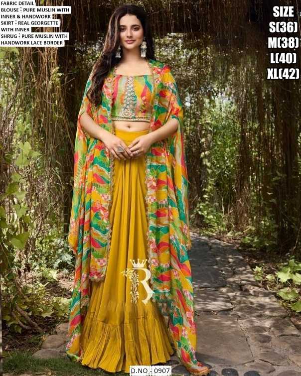 Ynf Georgette KESH481 1519 Suits & Dresses Wedding Collections Wholesale Designer dresses Party Wear Dresses Sangeet Outfits Manufacturer- Kapda Export