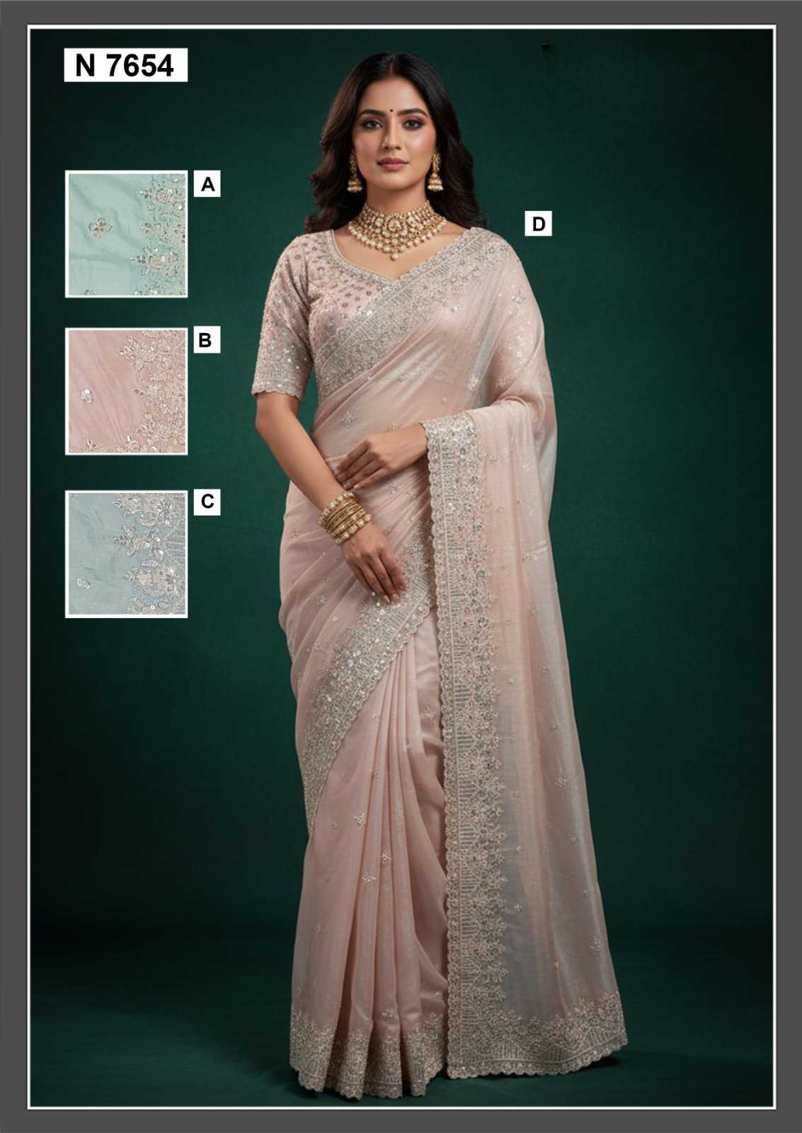 Ynf Georgette KESH530 MAHOTSAV NIMAYA - RISHITA VOL 01 Sarees Wedding Collections Wholesale Designer Sarees Heavy Work Sarees Sangeet Outfits Manufacturer- Kapda Export