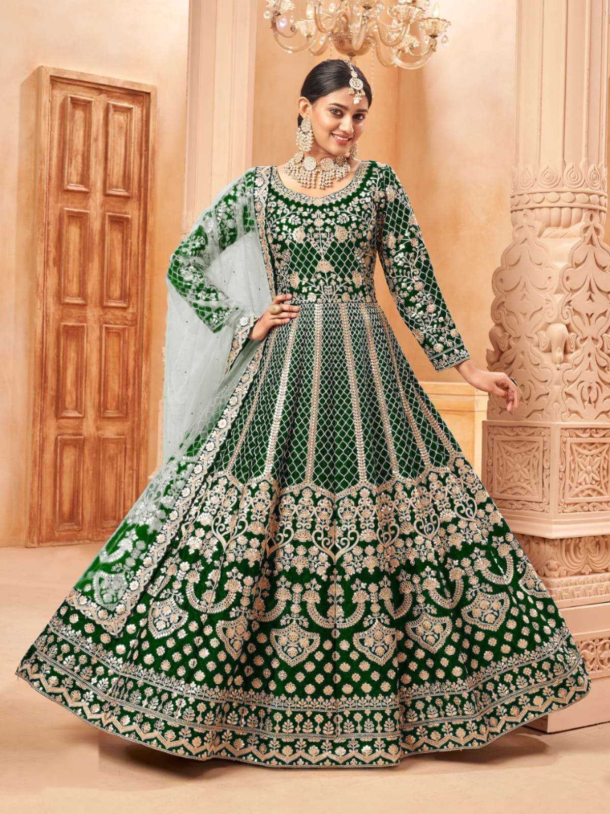 Ynf Net KESH554 1218 Gowns Wedding Collections Festive Collections Wholesale Net Gowns Designer Gowns Wedding Outfits Manufacturer- Kapda Export