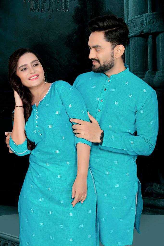 Ynf Pure Linen KESH620 HUMSUFAR Couple Wear Festive Collections Wholesale Couple Matching Ethnic Outfits Festive Matching Couple Dresses Party Wear Couple Ethnic Collection Manufacturer- Kapda Export