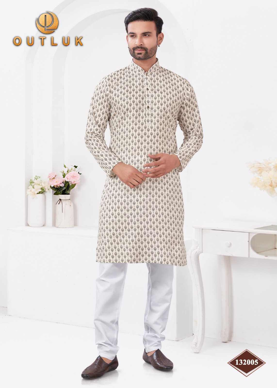 Ynf Reyon Cotton KESH530 Outluk Vol 132 Mens Wear Wholesale Mens Kurtas Mens Kurta Pyjama Festive & Wedding Coats Manufacturer- Kapda Export