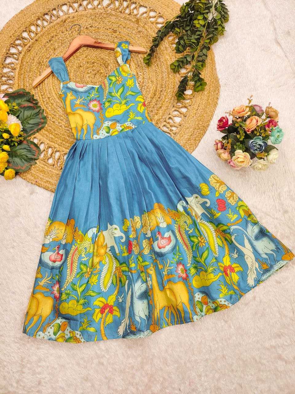 Ynf Soft Cotton KESH619 PICHWAI Kids Wear Wedding Collections Festive Collections Wholesale Kids Gown Kids Frocks Girls Cotton Frocks Manufacturer- Kapda Export