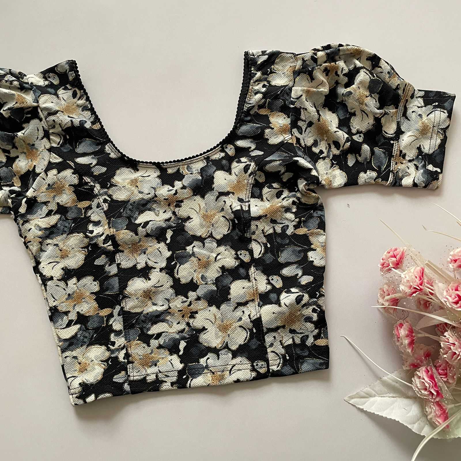 Ynf Telestar KESH426 SONA Readymade Blouses Festive Collections Wholesale Printed Blouse Stretchable Blouse Party Wear Blouse Manufacturer- Kapda Export