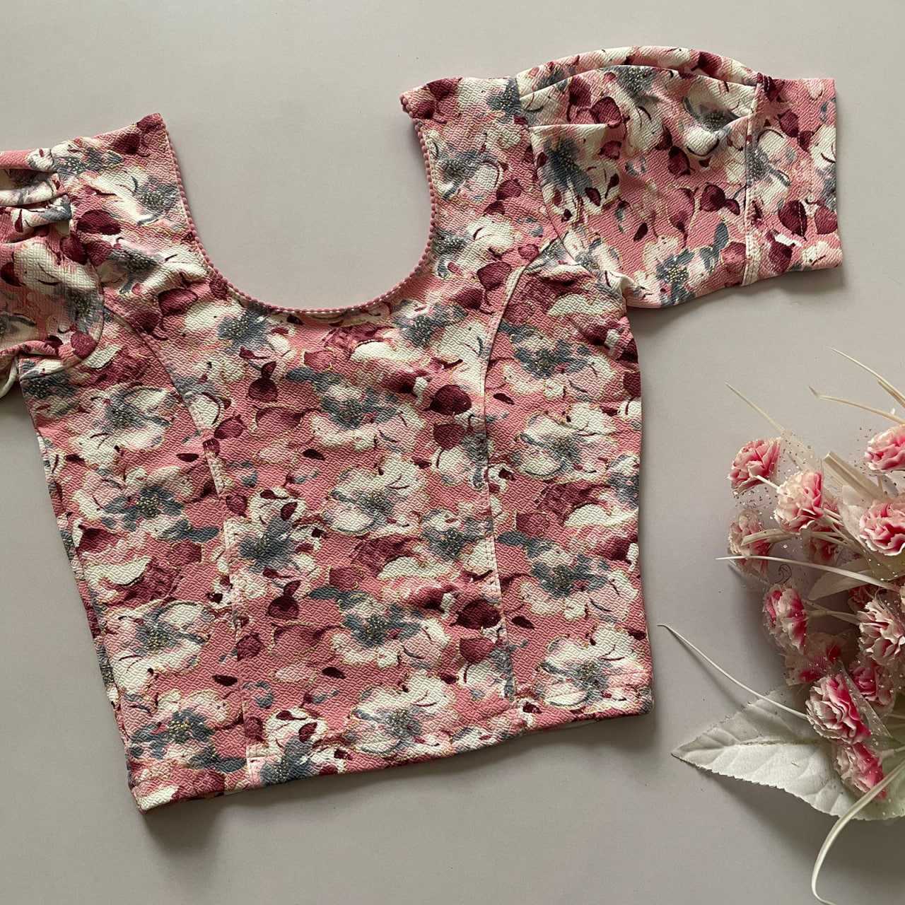 Ynf Telestar KESH426 SONA Readymade Blouses Festive Collections Wholesale Printed Blouse Stretchable Blouse Party Wear Blouse Manufacturer- Kapda Export