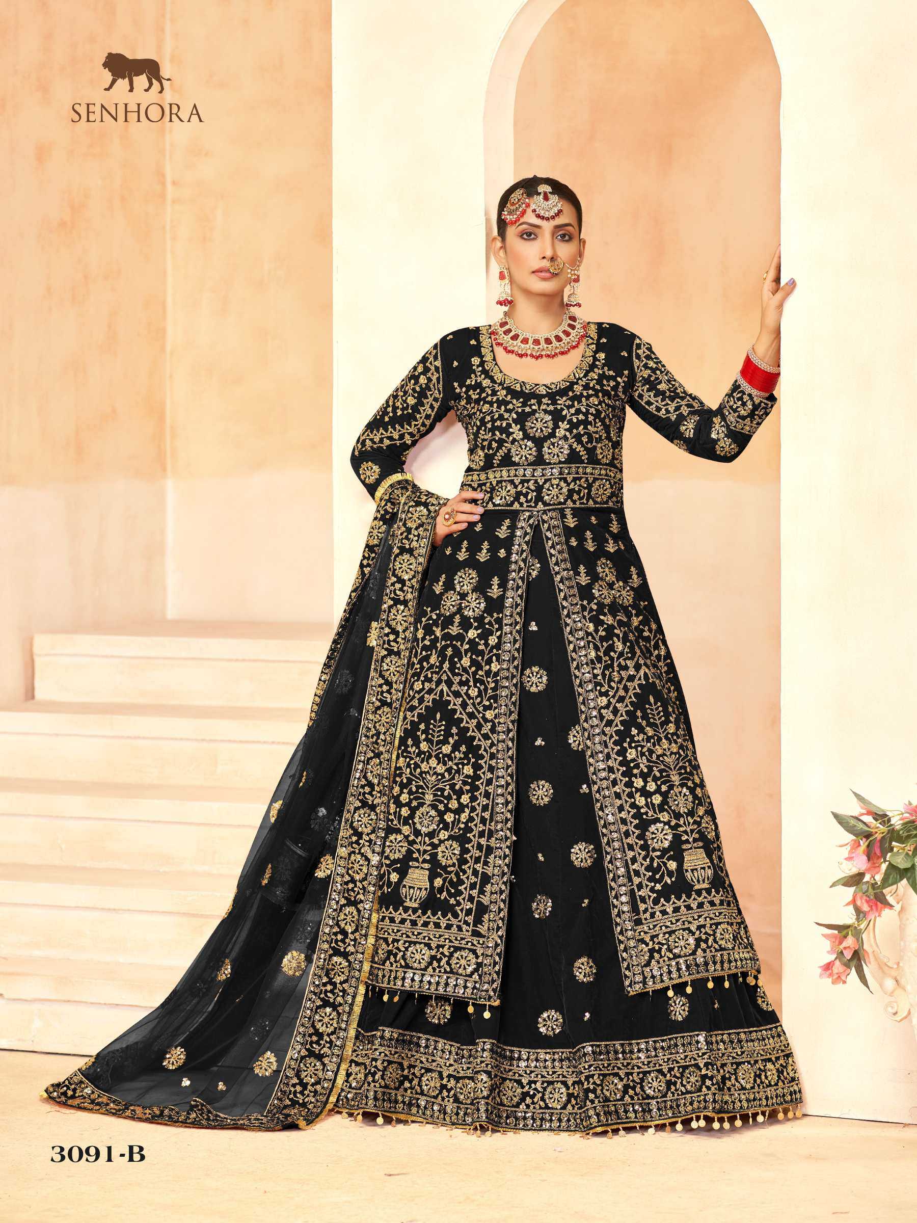 Ynf Velvet KESH630 KASHISH 3091A Lehengas Wholesale Designer Lehenga Wedding Lehenga Anarkali Lehenga Manufacturer- Kapda Export