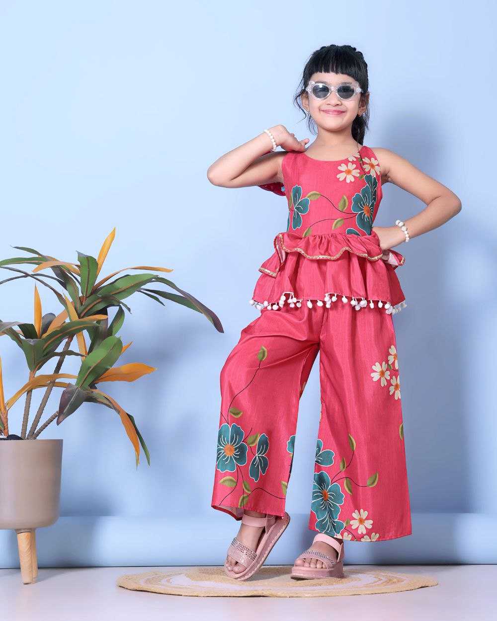 Ynf Cotton KESH461 190 Kids Wear Wholesale Kids Kurta Pajama Girls Ethnic Wear Kids Party Wear Ethnic Manufacturer- Kapda Export