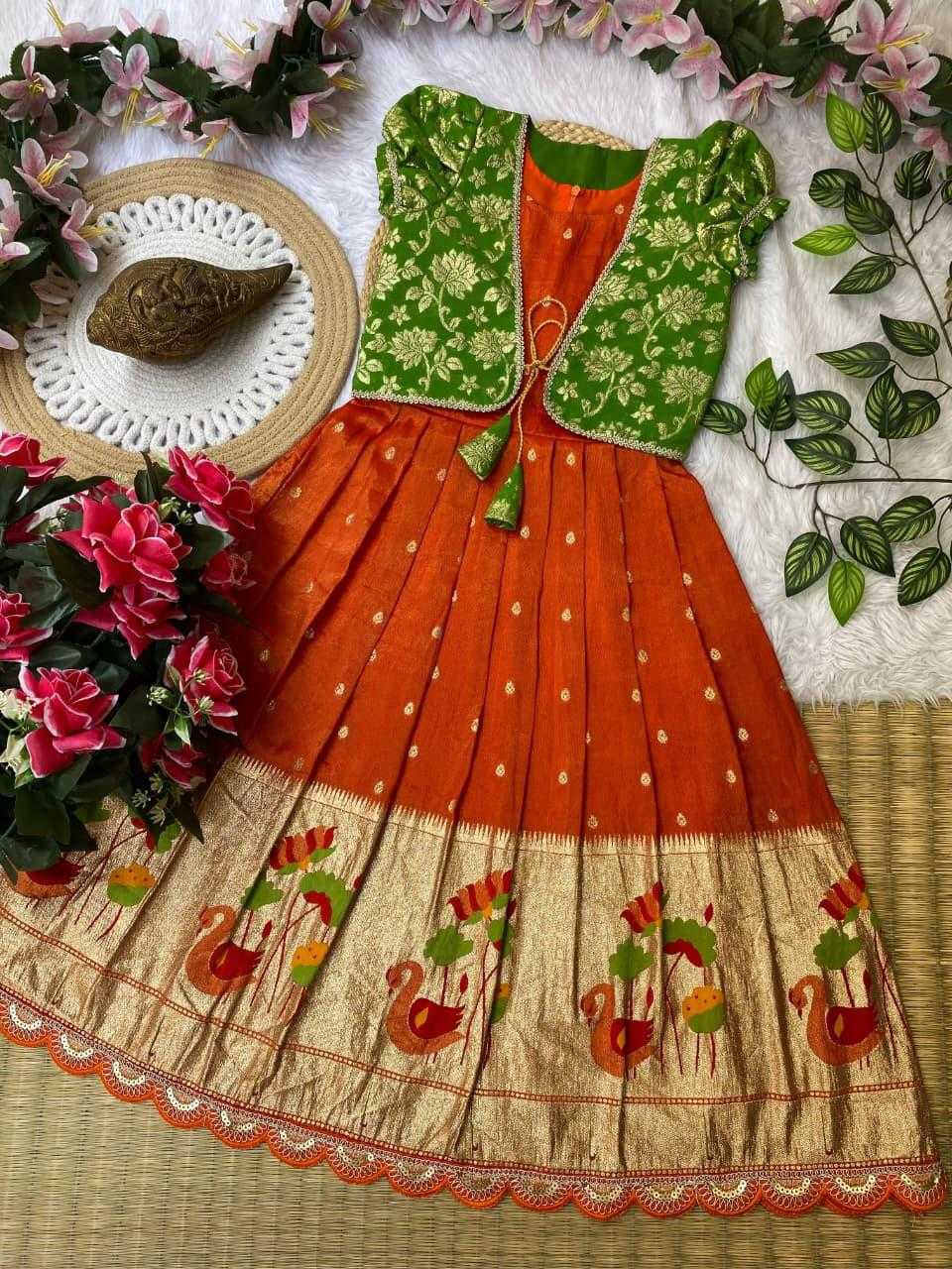 Ynf Cotton KESH503 1128 Kids Wear Wholesale Kids Frocks Girls Frock Kids Designer Frock Manufacturer- Kapda Export