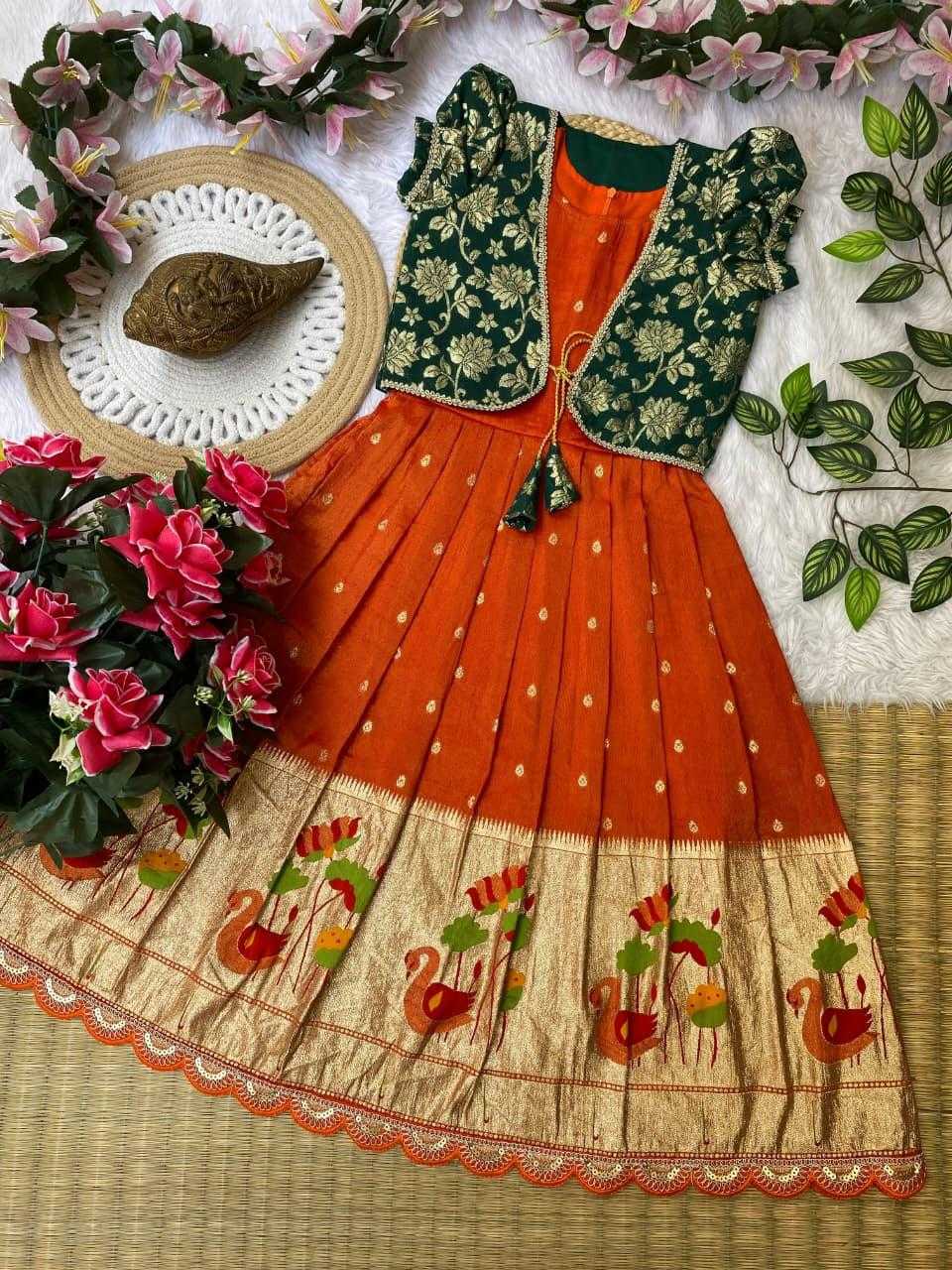 Ynf Cotton KESH503 1128 Kids Wear Wholesale Kids Frocks Girls Frock Kids Designer Frock Manufacturer- Kapda Export