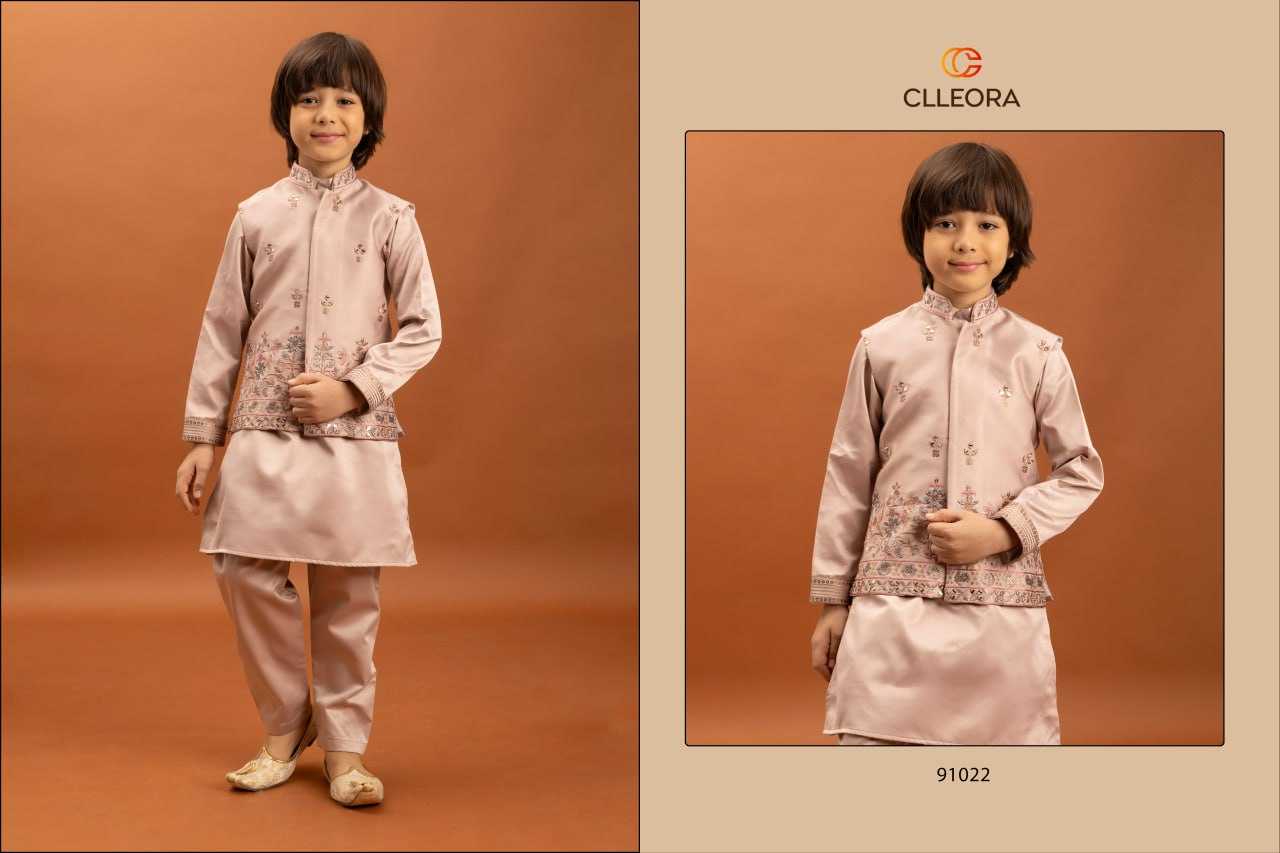 Ynf Malay Satin Silk RIN202 CLLEORA ETHNI 91021 Kids Wear Festive Collections Wholesale Kids Festive Wear Boys Ethnic Wear Baby Boy Kurta Set Manufacturer- Kapda Export