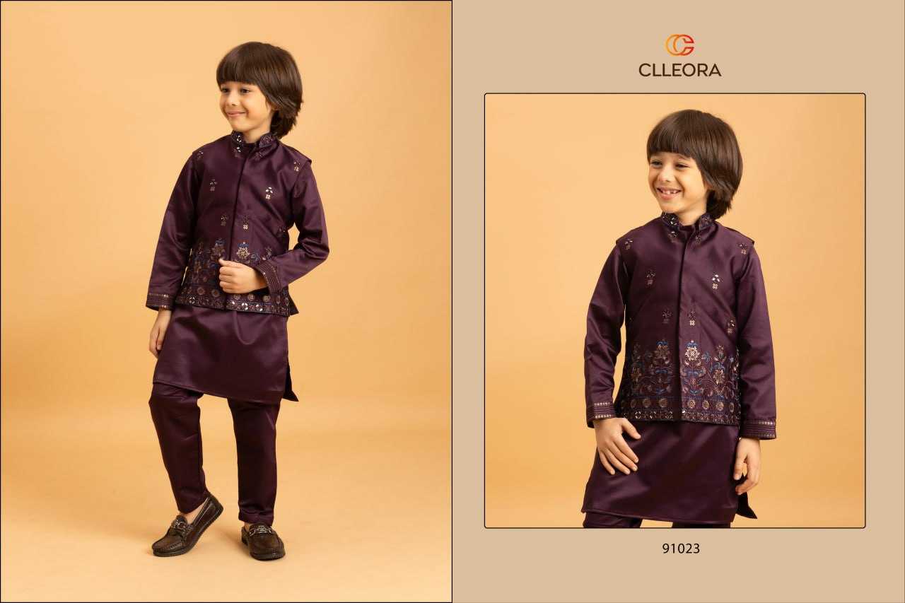 Ynf Malay Satin Silk RIN202 CLLEORA ETHNI 91021 Kids Wear Festive Collections Wholesale Kids Festive Wear Boys Ethnic Wear Baby Boy Kurta Set Manufacturer- Kapda Export