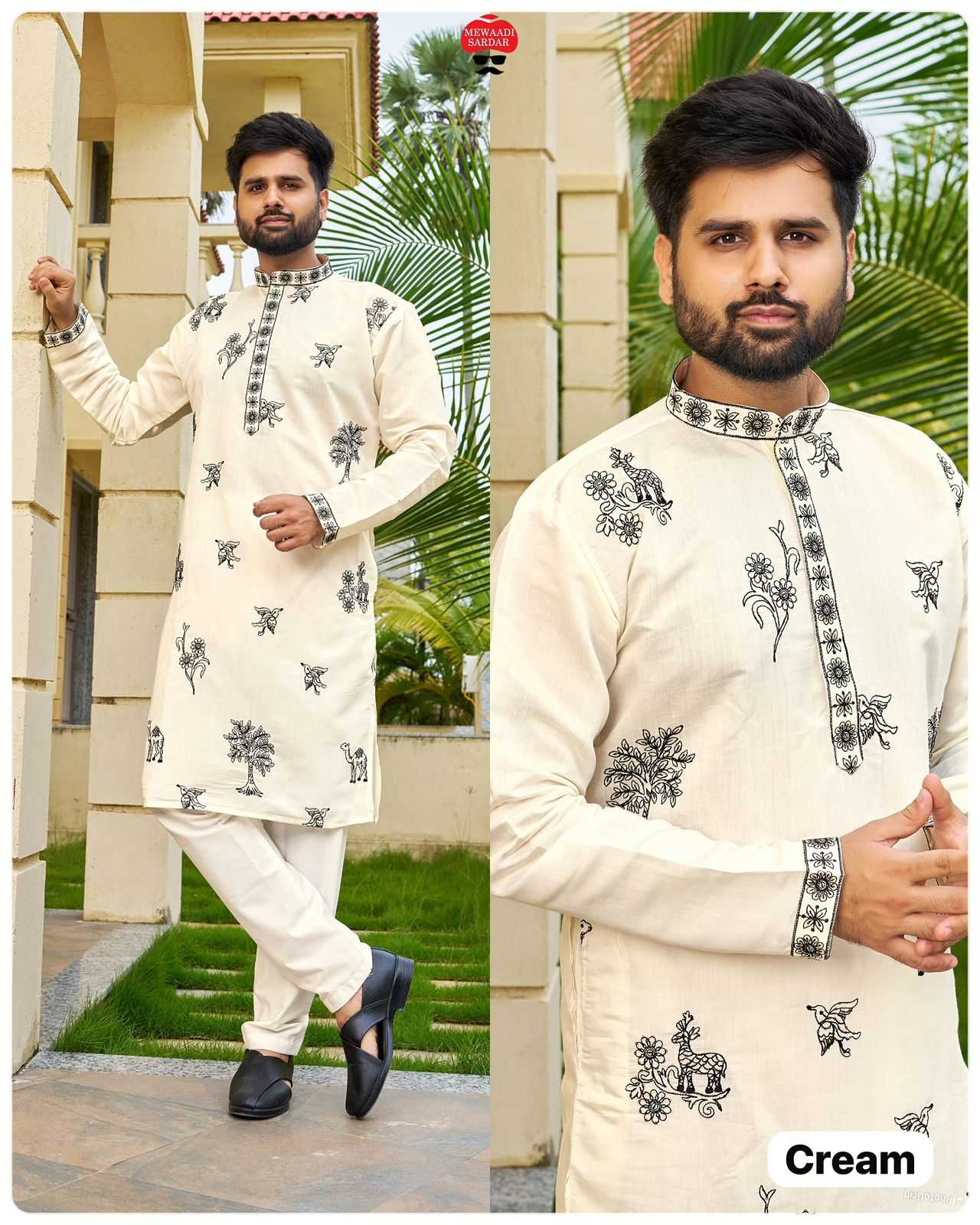 Ynf Premium Roman Silk KESH481 Manyavar Mens Wear Festive Collections Wholesale Mens Kurtas Silk Kurta Embroidered Kurta Pajama Manufacturer- Kapda Export