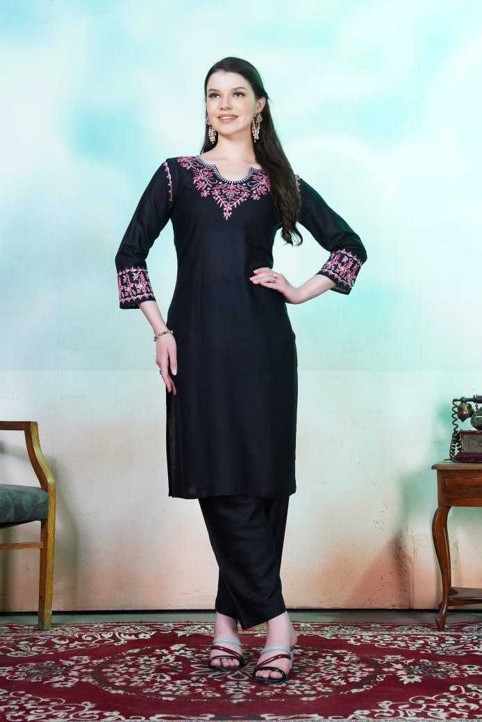 Ynf Reyon Cotton KESH528 Anokhi Kurti Wholesale Fancy Kurti Embroidered Kurtis Chikankari Kurtis Manufacturer- Kapda Export