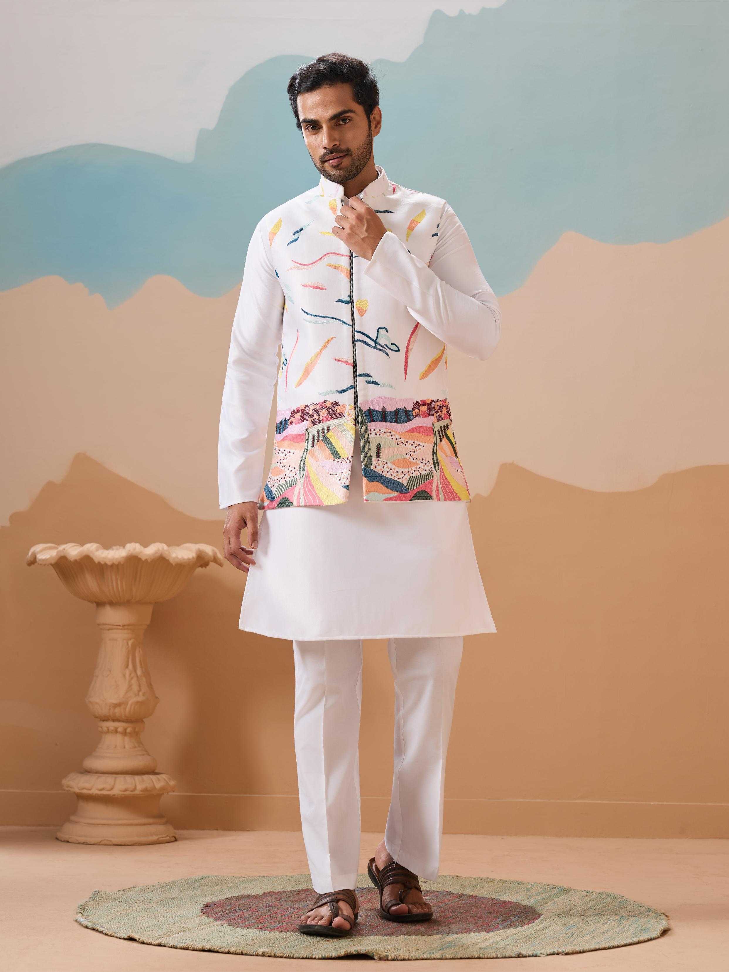 Ynf Silk RIN202 CARNIVAL Mens Wear Wholesale Mens Kurta Pyjama Silk Kurta Men Wedding kurta Manufacturer- Kapda Export