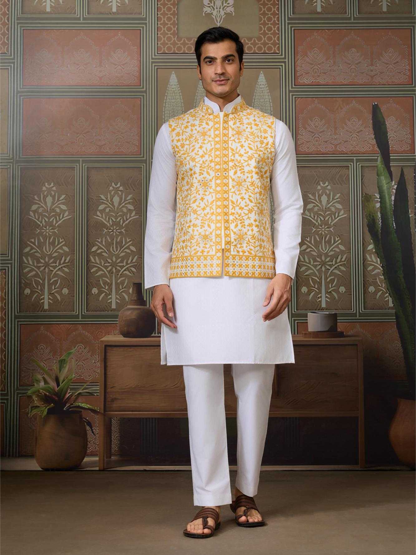 Ynf Silk RIN202 ROYAL DRAPE - 3 Mens Wear Wholesale Mens Kurta Pyjama Silk Kurta Men Wedding kurta Manufacturer- Kapda Export