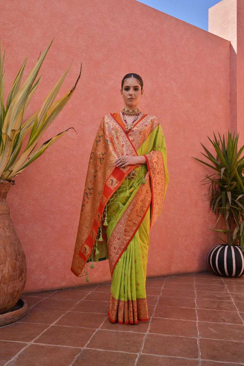 Ynf Banarasi Soft Silk KESH532 PAITHANI NISHA Silk Sarees Festive Collections Wholesale Banarasi Silk Sarees Paithani Sarees Gudi Padwa Collections Manufacturer- Kapda Export