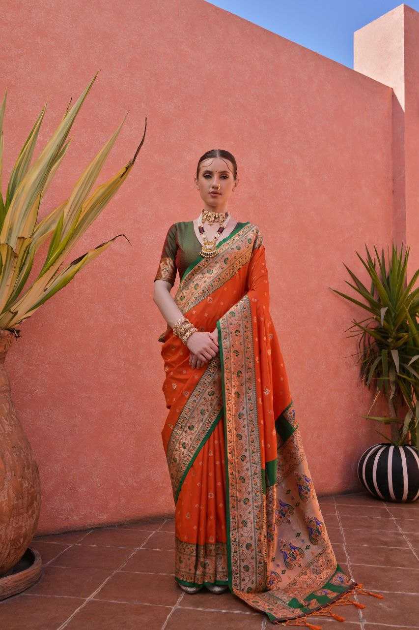 Ynf Banarasi Soft Silk KESH532 PAITHANI NISHA Silk Sarees Festive Collections Wholesale Banarasi Silk Sarees Paithani Sarees Gudi Padwa Collections Manufacturer- Kapda Export