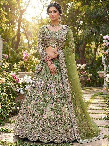 Ynf Butterfly Net KESH512 1676 Lehengas Wholesale Bridal Lehenga Wedding Lehenga Net Lehenga Choli Manufacturer- Kapda Export