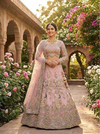 Ynf Butterfly Net KESH512 1676 Lehengas Wholesale Bridal Lehenga Wedding Lehenga Net Lehenga Choli Manufacturer- Kapda Export