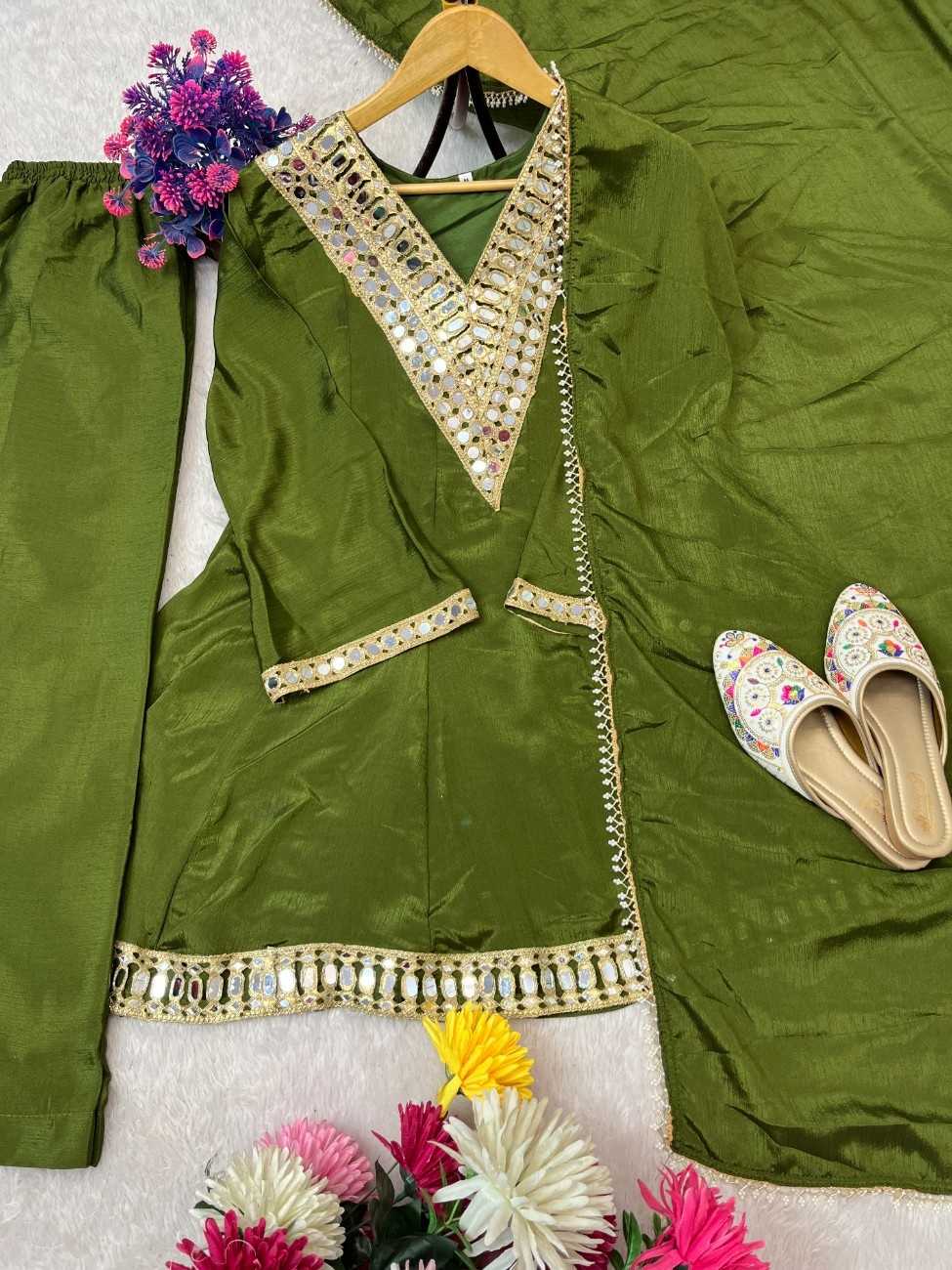 Ynf Chinon Silk RIN212 7091 Suits & Dresses Wholesale Palazzo Suit Party Wear Dresses Silk Dresses Manufacturer- Kapda Export