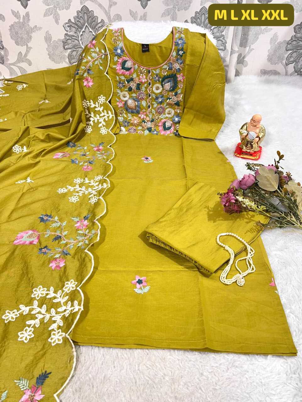 Ynf Cotton KESH594 SUJITA Suits & Dresses Festive Collections Wholesale Embroidery Suits Long Kurti Suits Eid Collections Manufacturer- Kapda Export