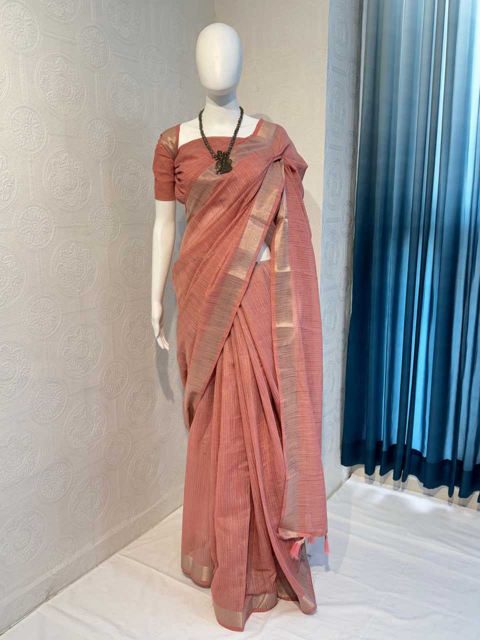 Ynf Cotton KESH634 tradz Sarees Wholesale Fancy Sarees Cotton Linen Sarees Ladies Sarees Manufacturer- Kapda Export