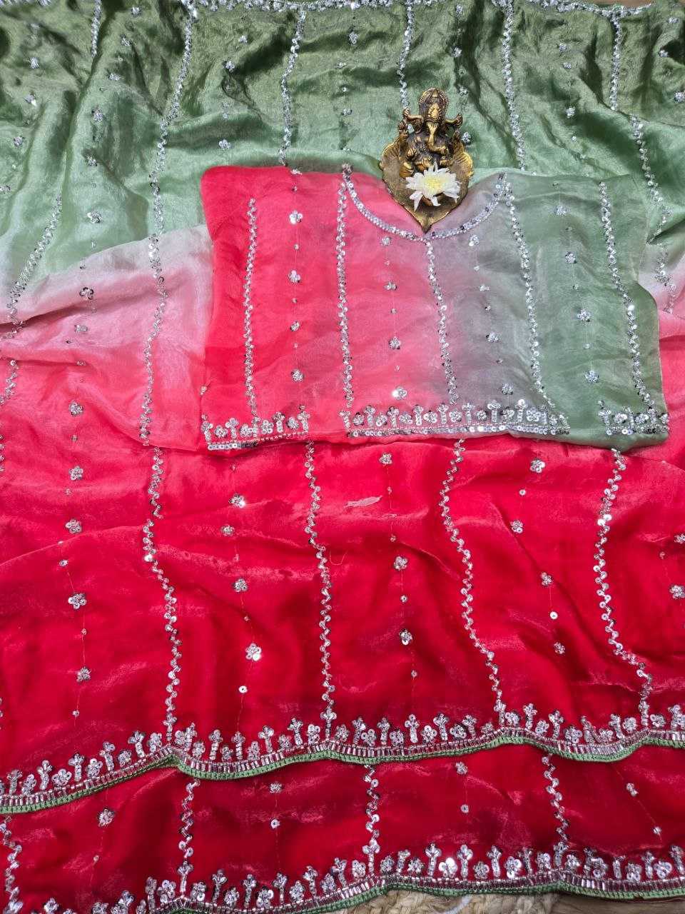 Ynf Crunchi KESH588 HARSHITA Sarees Festive Collections Wholesale Embroidered Sarees Swarovski Sarees Silk Sarees Manufacturer- Kapda Export