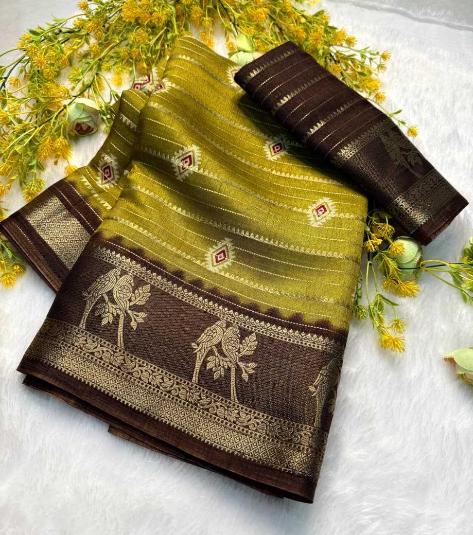 Ynf Dola Silk KESH573 amara Silk Sarees Wholesale Silk Sarees With Contrast Pallu Zari Border Silk Sarees Kalamkari Silk Sarees Manufacturer- Kapda Export