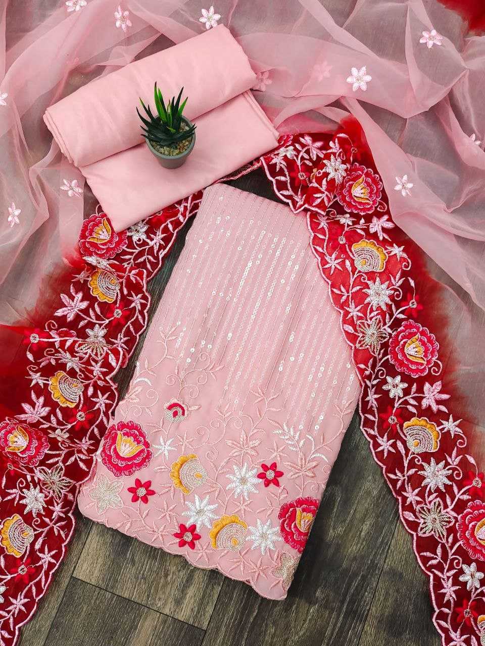 Ynf Faux Georgette KESH628 SABYA SAACHI 36 Suits & Dresses Wholesale Wedding Suits Bridal Suits Designer Suits Manufacturer- Kapda Export