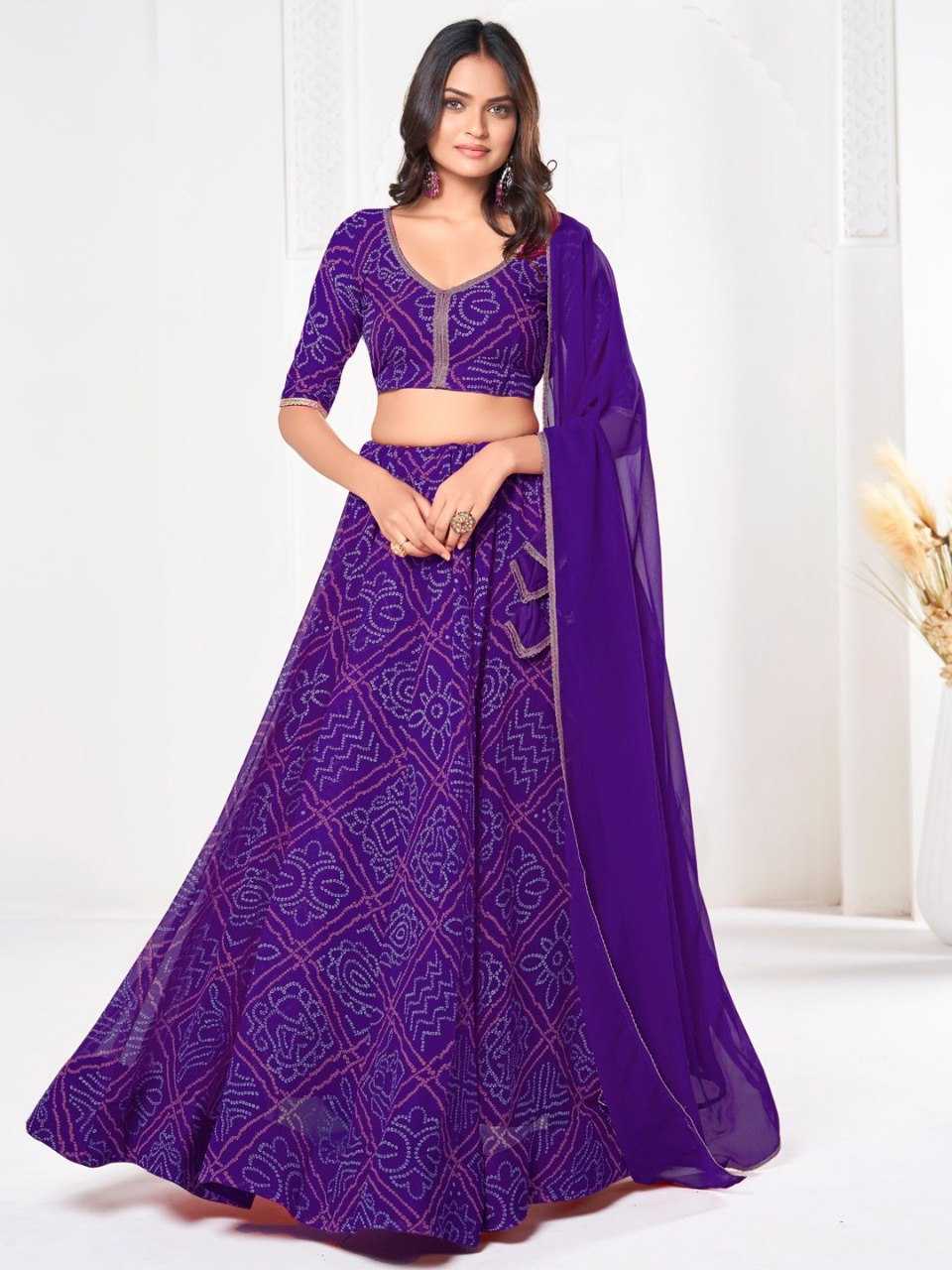 Ynf Georgette KESH643 1010330 Lehengas Wholesale Fancy Lehenga Printed Lehenga Simple Lehenga Manufacturer- Kapda Export