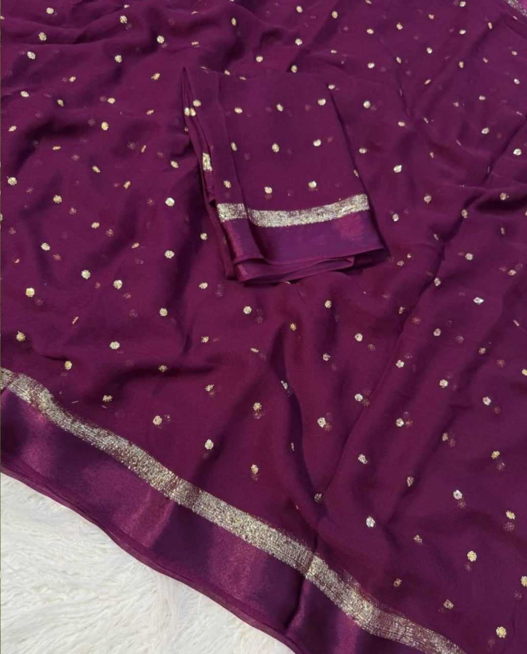 Ynf Georgette KESH668 060 Sarees Wholesale Fancy Sarees Georgette Sarees Ladies Sarees Manufacturer- Kapda Export