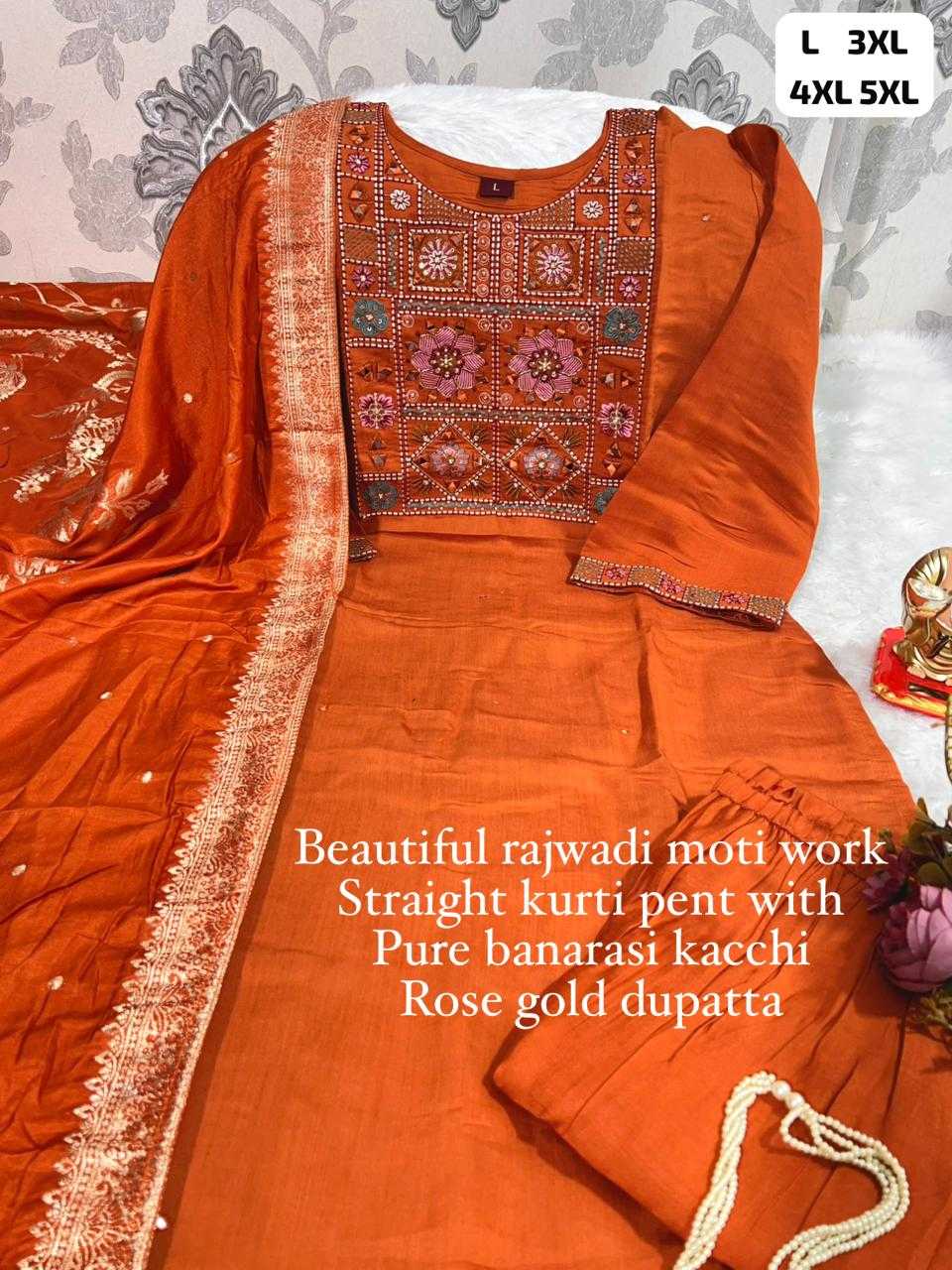 Ynf Heavy Muslin KESH594 MAHI Kurti Wholesale Festive Kurtis Designer Kurtis Round Neck Kurtis Manufacturer- Kapda Export