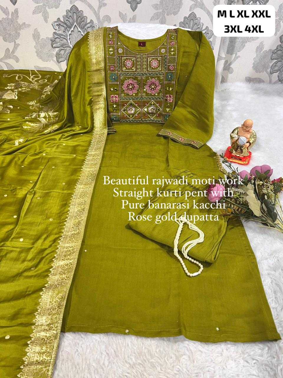 Ynf Heavy Muslin KESH594 MAHI Kurti Wholesale Festive Kurtis Designer Kurtis Round Neck Kurtis Manufacturer- Kapda Export