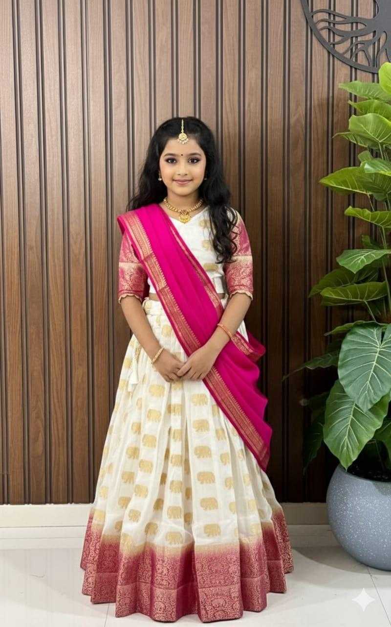 Ynf Heavy Silk KESH503 8143 Kids Wear Wholesale Kids Traditional Outfits Indian Wear For Kids Kids Lehenga Choli Manufacturer- Kapda Export