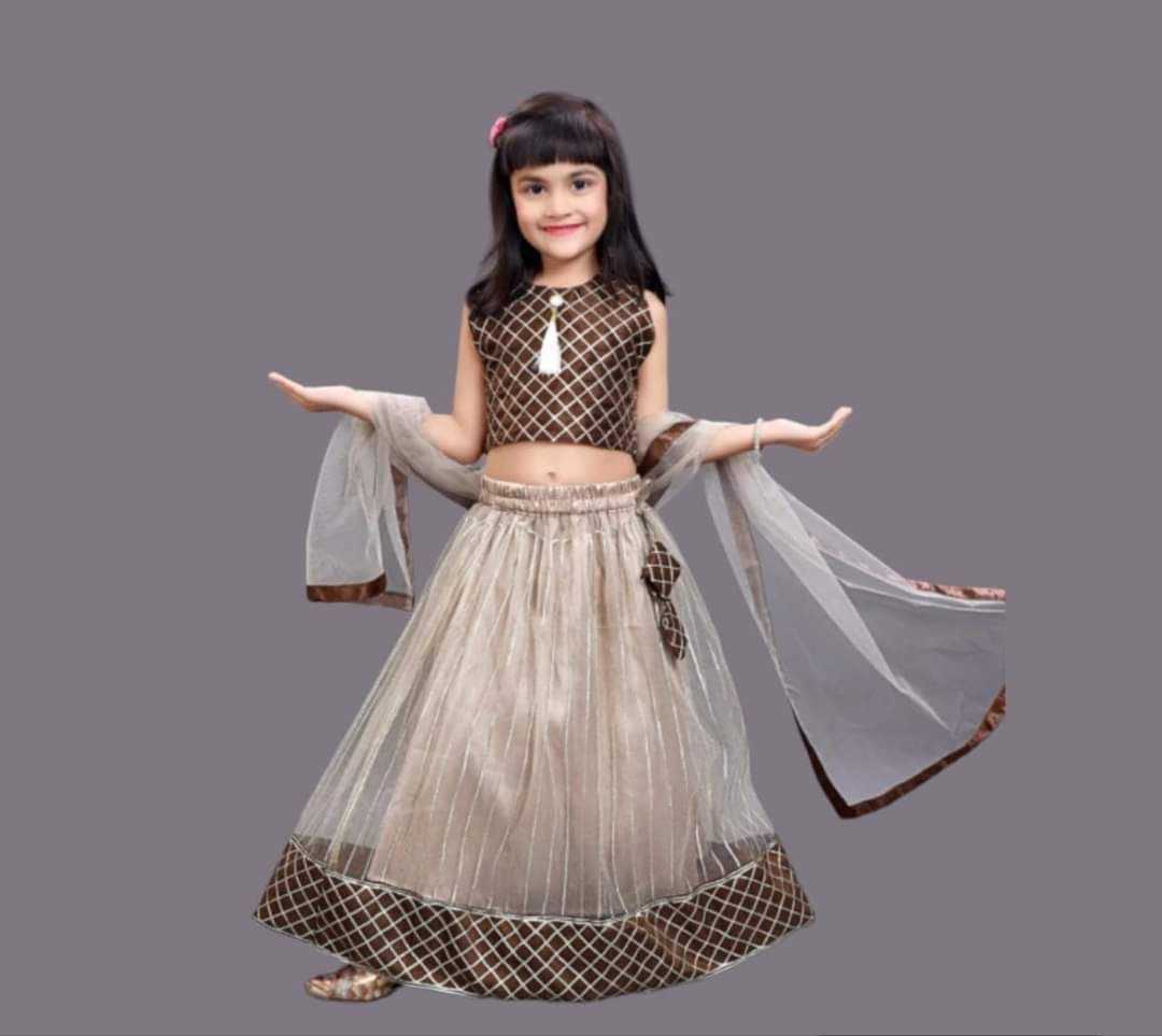 Ynf Net KESH461 194 Kids Wear Wholesale Kids Lehenga Kids Navratri Outfits Kids Party Wear Ethnic Manufacturer- Kapda Export
