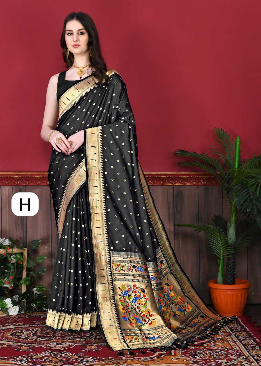 Ynf Paithani Silk RIN150 IKRA Silk Sarees Festive Collections Wholesale Paithani Sarees Festival Silk Sarees Pongal Collections Manufacturer- Kapda Export